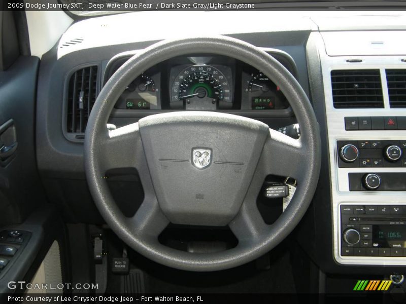 Deep Water Blue Pearl / Dark Slate Gray/Light Graystone 2009 Dodge Journey SXT