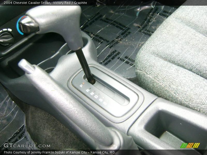 Victory Red / Graphite 2004 Chevrolet Cavalier Sedan