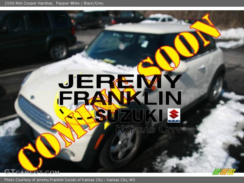 Pepper White / Black/Grey 2009 Mini Cooper Hardtop