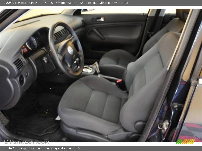 Shadow Blue Metallic / Anthracite 2005 Volkswagen Passat GLS 1.8T 4Motion Sedan