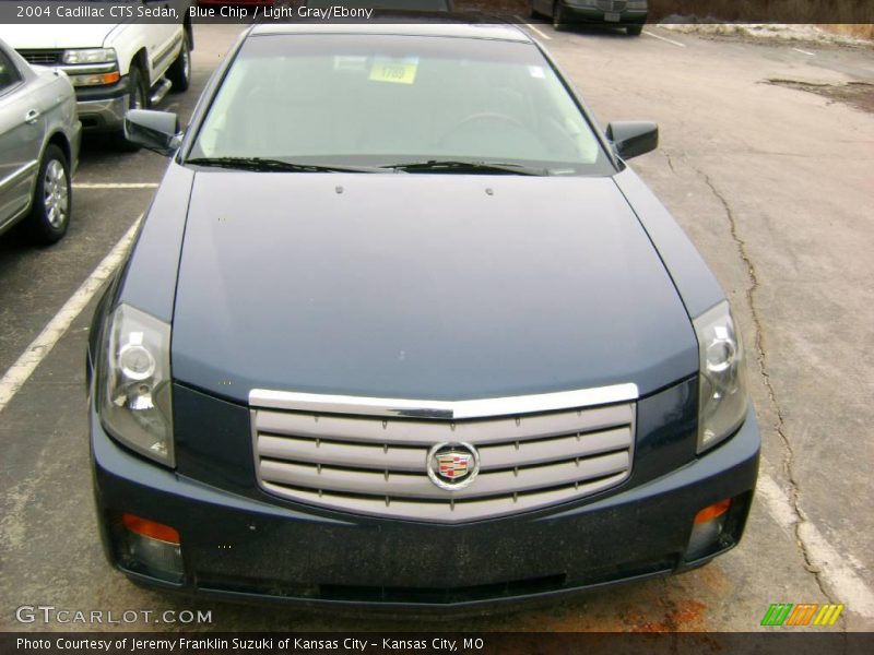 Blue Chip / Light Gray/Ebony 2004 Cadillac CTS Sedan