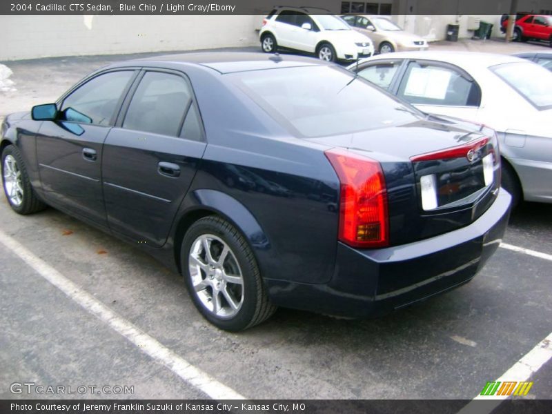 Blue Chip / Light Gray/Ebony 2004 Cadillac CTS Sedan