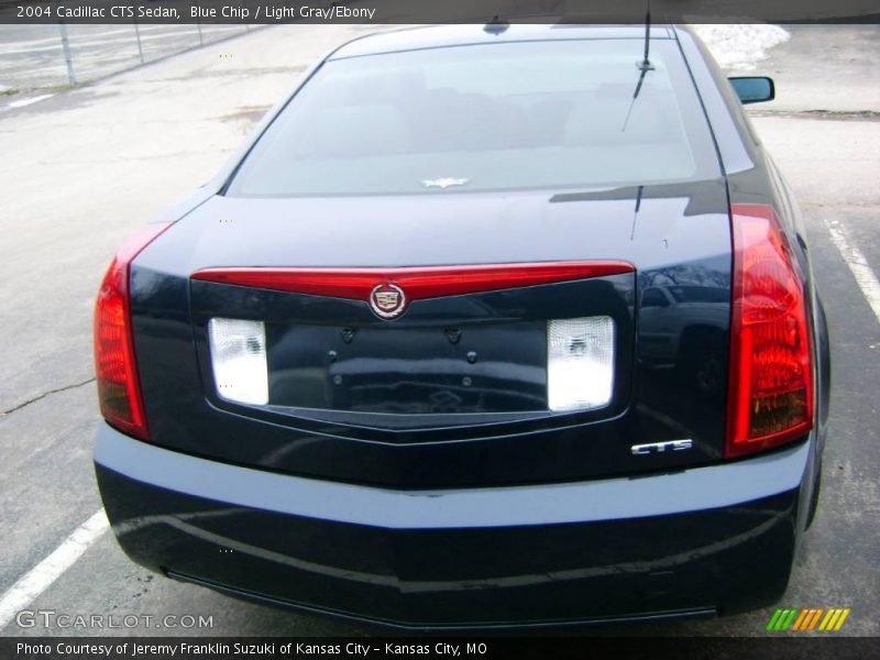 Blue Chip / Light Gray/Ebony 2004 Cadillac CTS Sedan