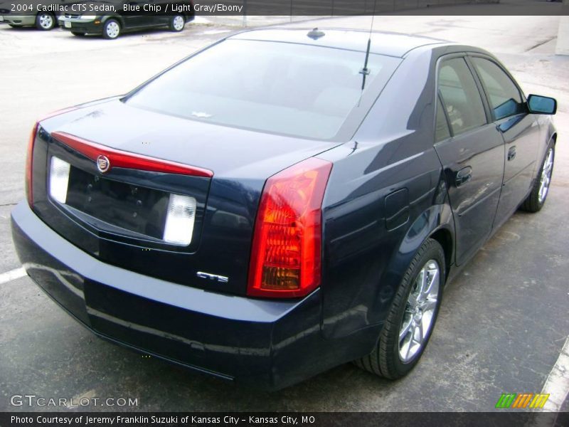 Blue Chip / Light Gray/Ebony 2004 Cadillac CTS Sedan