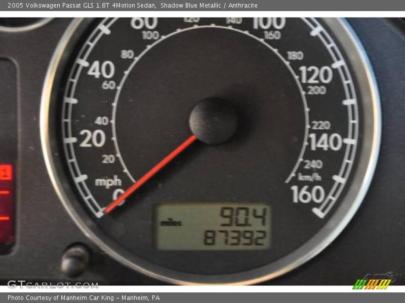 Shadow Blue Metallic / Anthracite 2005 Volkswagen Passat GLS 1.8T 4Motion Sedan
