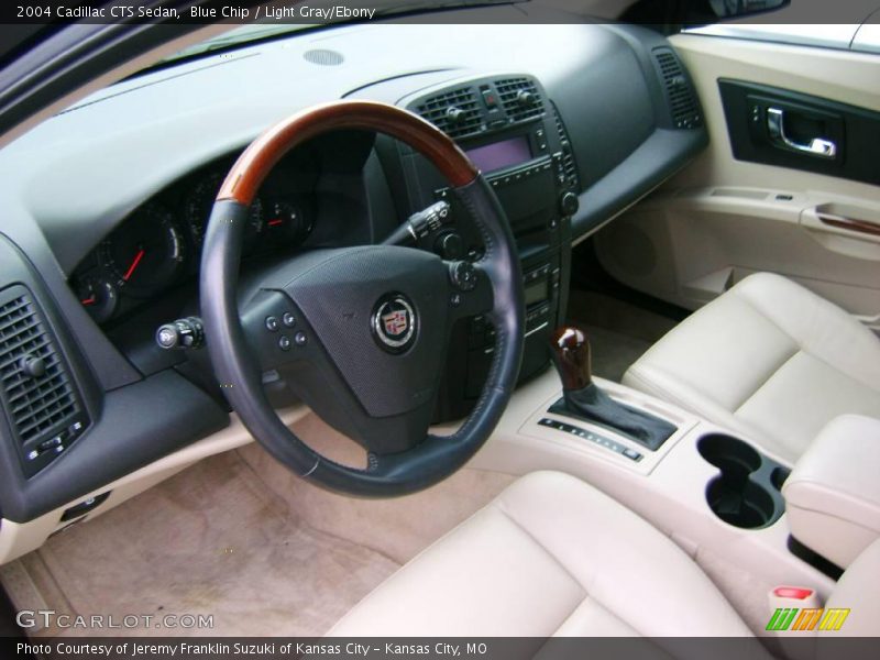 Blue Chip / Light Gray/Ebony 2004 Cadillac CTS Sedan