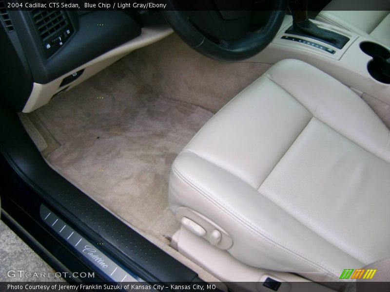 Blue Chip / Light Gray/Ebony 2004 Cadillac CTS Sedan
