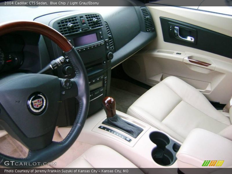 Blue Chip / Light Gray/Ebony 2004 Cadillac CTS Sedan