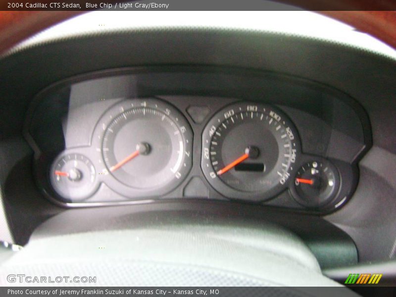 Blue Chip / Light Gray/Ebony 2004 Cadillac CTS Sedan