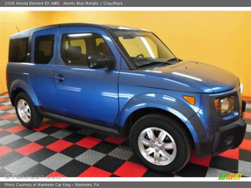 Atomic Blue Metallic / Gray/Black 2008 Honda Element EX AWD