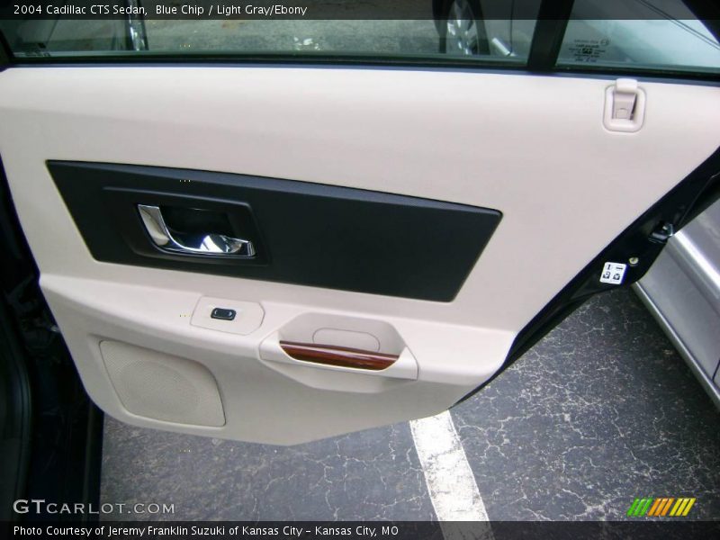 Blue Chip / Light Gray/Ebony 2004 Cadillac CTS Sedan