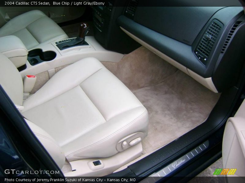Blue Chip / Light Gray/Ebony 2004 Cadillac CTS Sedan