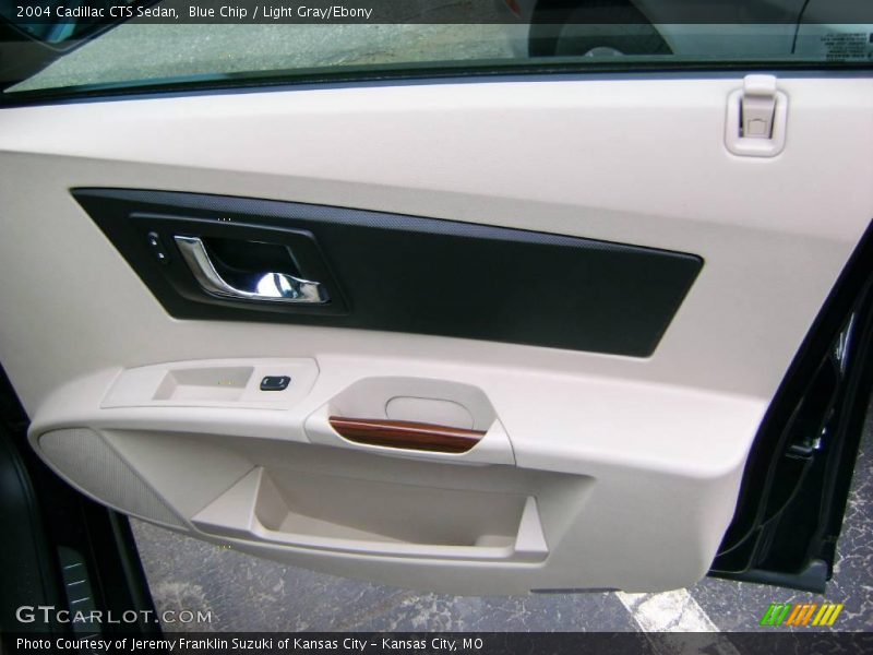 Blue Chip / Light Gray/Ebony 2004 Cadillac CTS Sedan