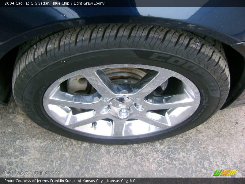 Blue Chip / Light Gray/Ebony 2004 Cadillac CTS Sedan