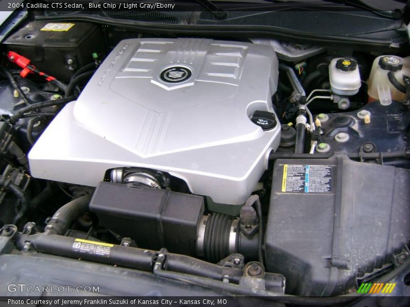 Blue Chip / Light Gray/Ebony 2004 Cadillac CTS Sedan