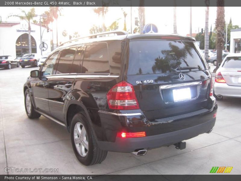 Black / Black 2008 Mercedes-Benz GL 450 4Matic