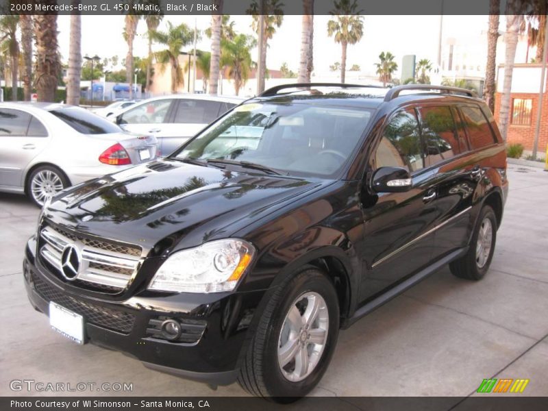 Black / Black 2008 Mercedes-Benz GL 450 4Matic