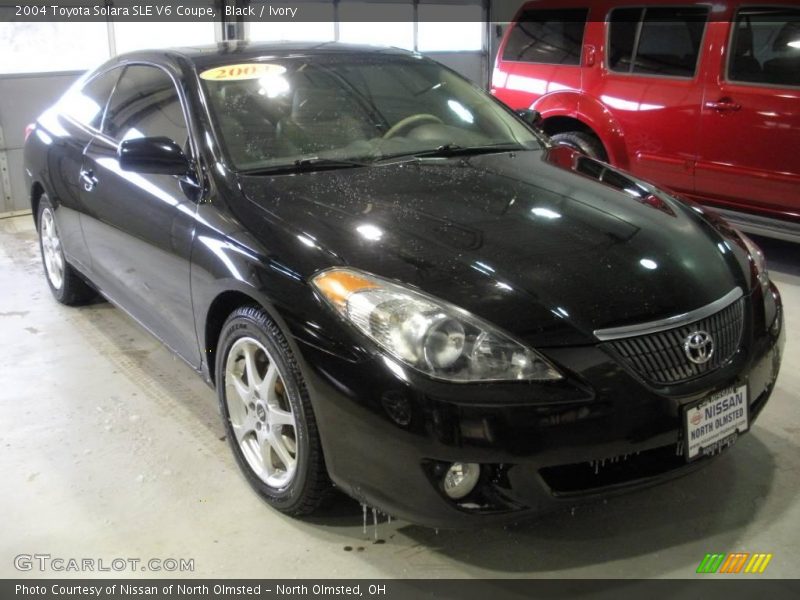 Black / Ivory 2004 Toyota Solara SLE V6 Coupe