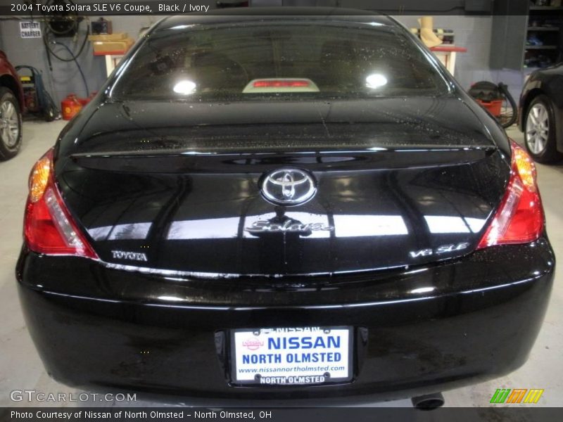 Black / Ivory 2004 Toyota Solara SLE V6 Coupe