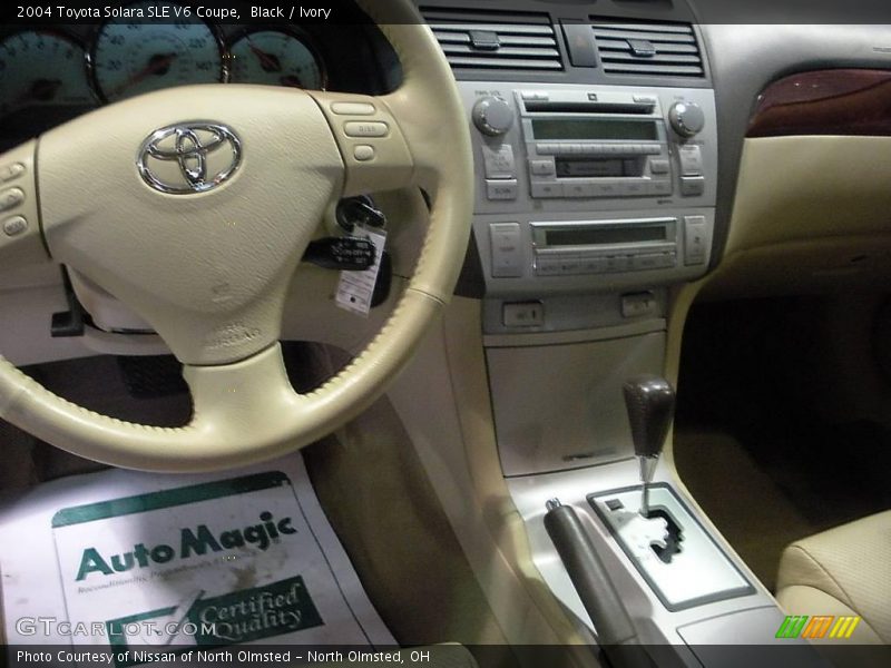 Black / Ivory 2004 Toyota Solara SLE V6 Coupe