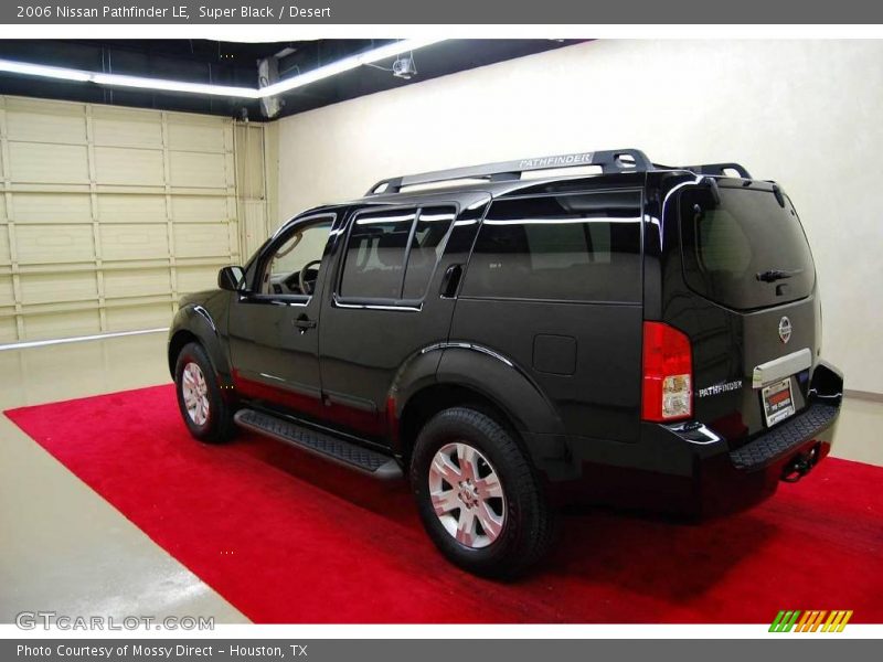 Super Black / Desert 2006 Nissan Pathfinder LE