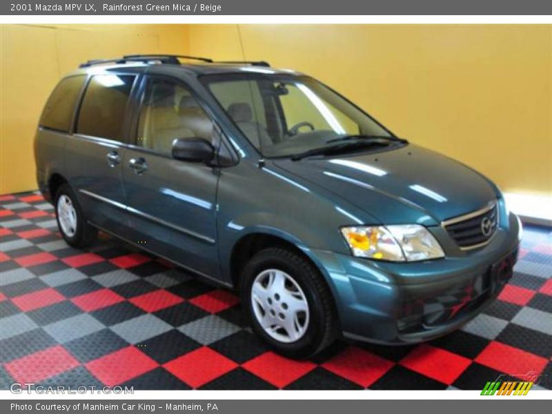 Rainforest Green Mica / Beige 2001 Mazda MPV LX