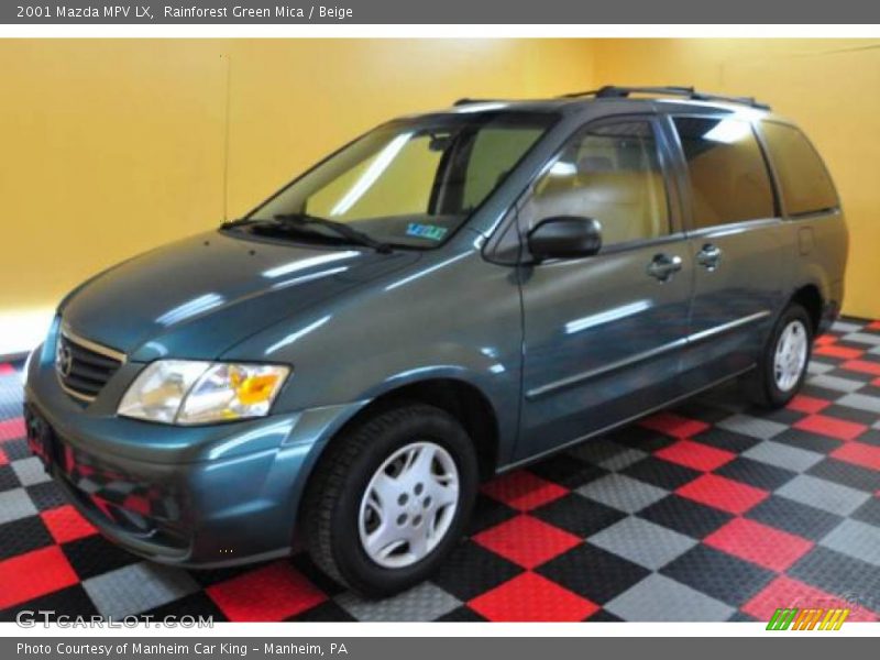 Rainforest Green Mica / Beige 2001 Mazda MPV LX
