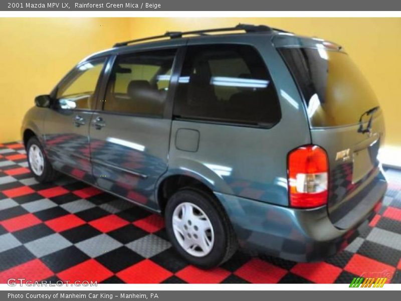 Rainforest Green Mica / Beige 2001 Mazda MPV LX