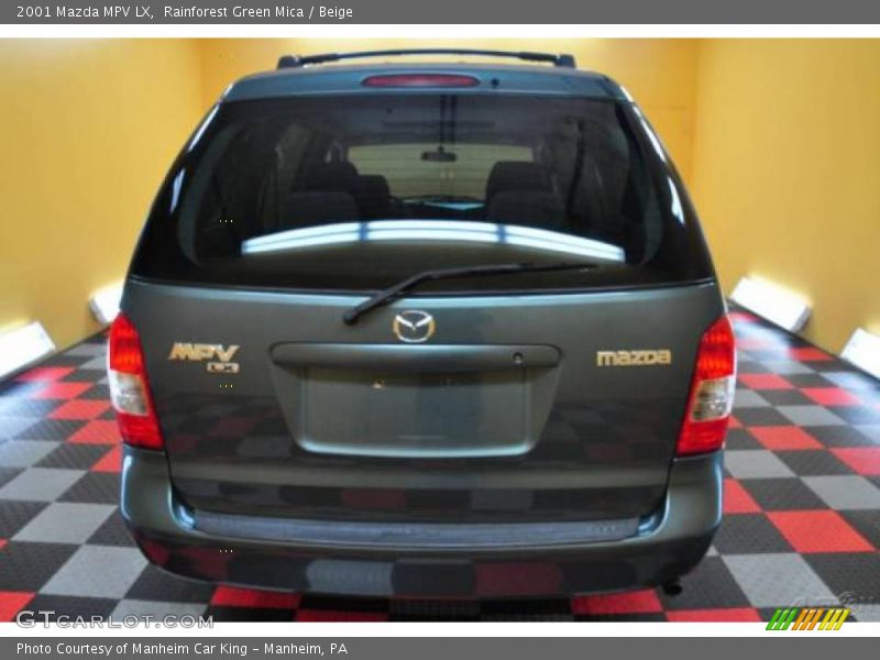 Rainforest Green Mica / Beige 2001 Mazda MPV LX