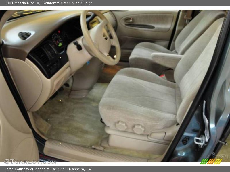 Rainforest Green Mica / Beige 2001 Mazda MPV LX