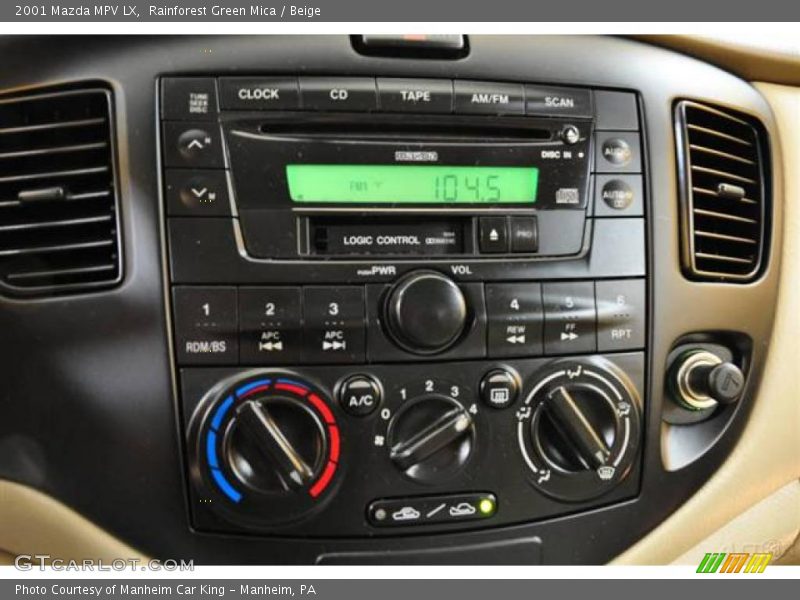 Rainforest Green Mica / Beige 2001 Mazda MPV LX
