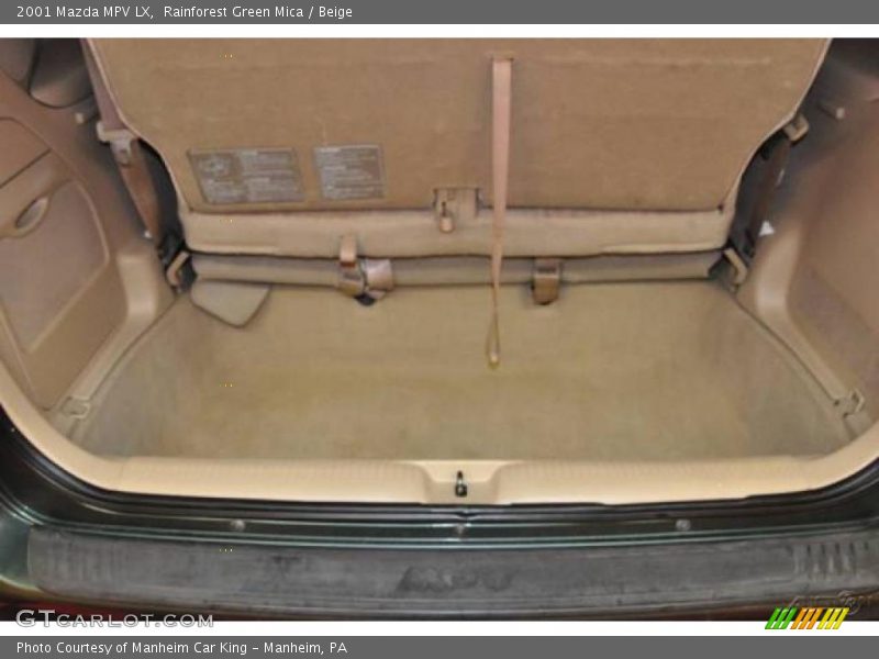 Rainforest Green Mica / Beige 2001 Mazda MPV LX