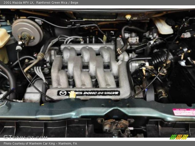 Rainforest Green Mica / Beige 2001 Mazda MPV LX