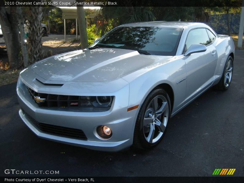 Silver Ice Metallic / Black 2010 Chevrolet Camaro SS/RS Coupe