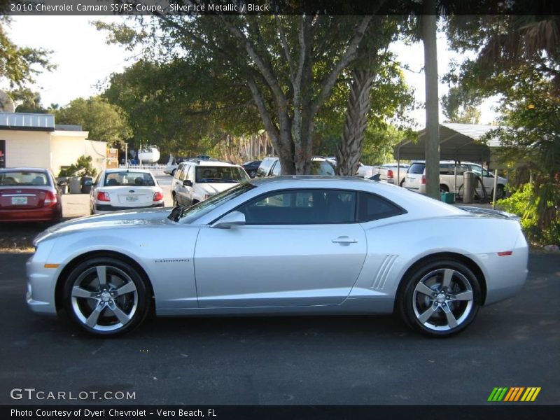 Silver Ice Metallic / Black 2010 Chevrolet Camaro SS/RS Coupe