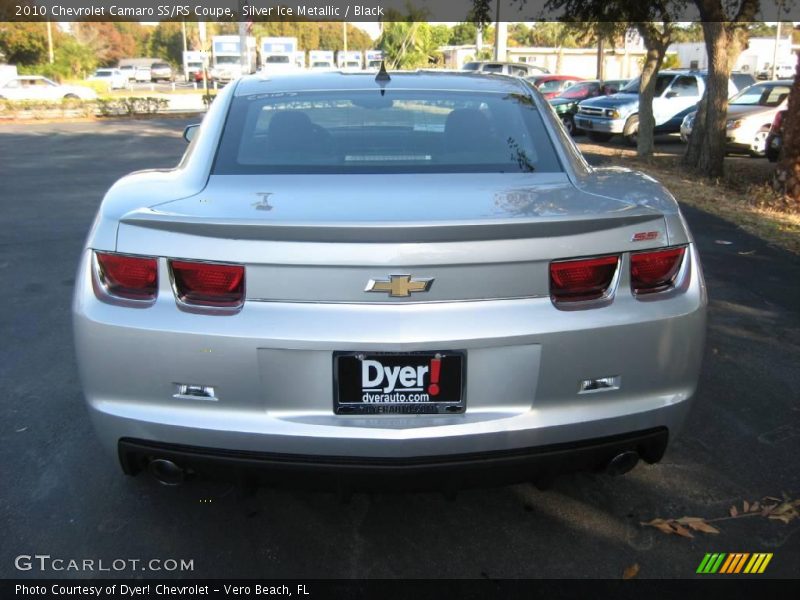 Silver Ice Metallic / Black 2010 Chevrolet Camaro SS/RS Coupe