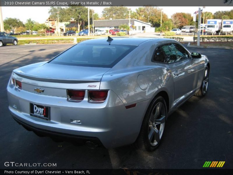 Silver Ice Metallic / Black 2010 Chevrolet Camaro SS/RS Coupe