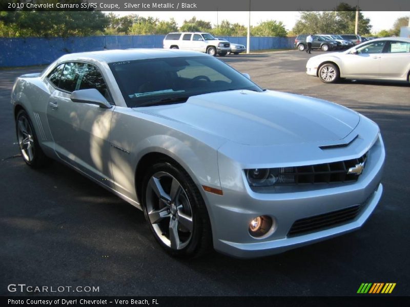 Silver Ice Metallic / Black 2010 Chevrolet Camaro SS/RS Coupe