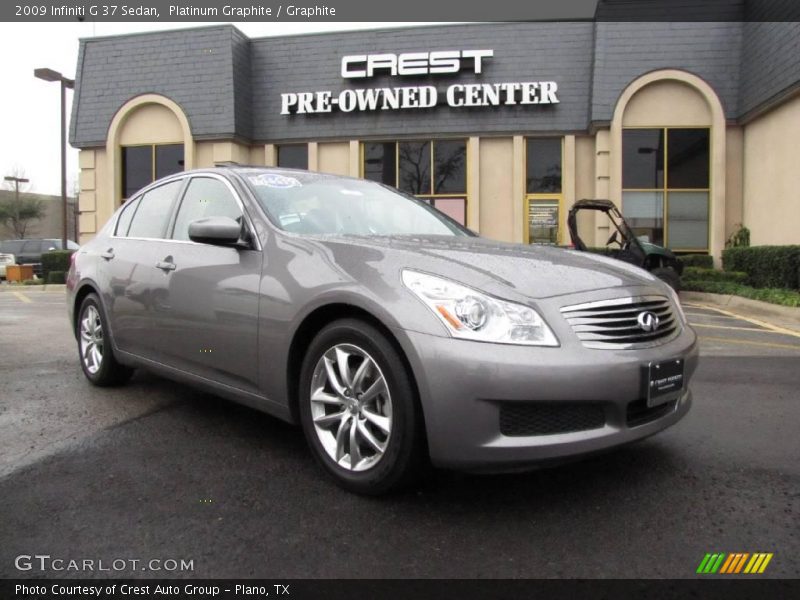 Platinum Graphite / Graphite 2009 Infiniti G 37 Sedan