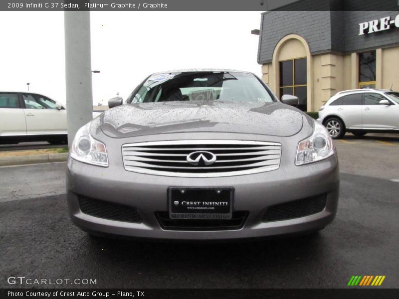 Platinum Graphite / Graphite 2009 Infiniti G 37 Sedan