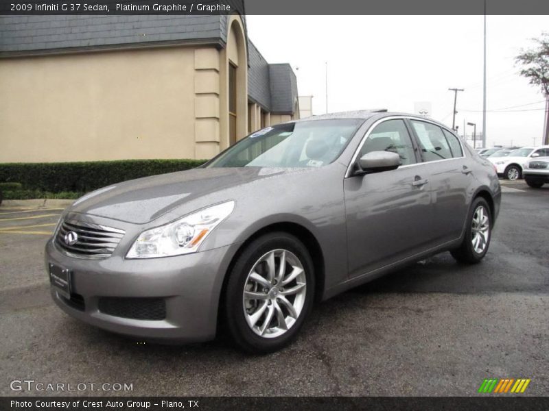 Platinum Graphite / Graphite 2009 Infiniti G 37 Sedan