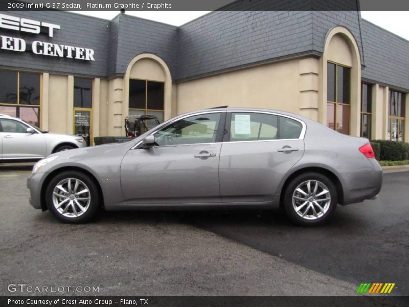 Platinum Graphite / Graphite 2009 Infiniti G 37 Sedan
