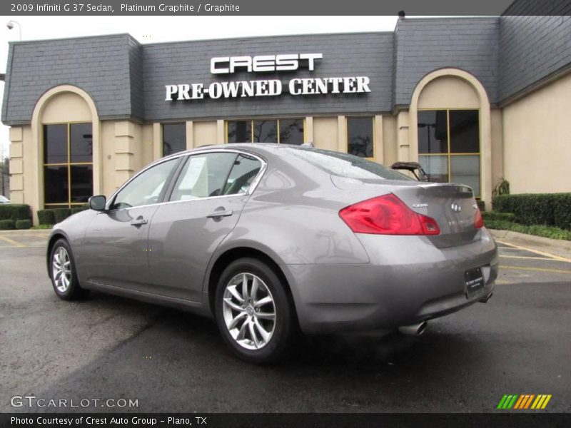 Platinum Graphite / Graphite 2009 Infiniti G 37 Sedan
