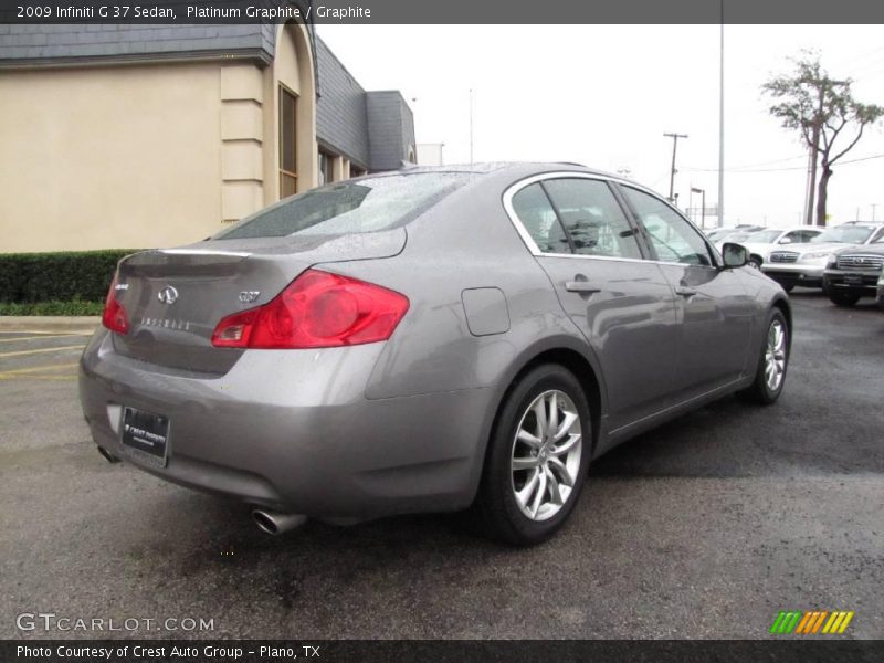 Platinum Graphite / Graphite 2009 Infiniti G 37 Sedan