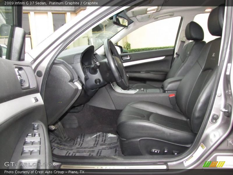 Platinum Graphite / Graphite 2009 Infiniti G 37 Sedan