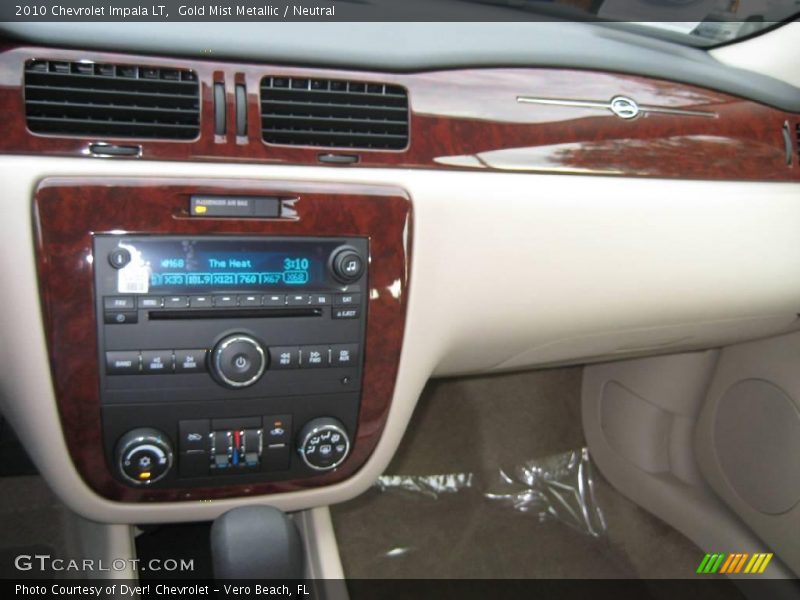 Gold Mist Metallic / Neutral 2010 Chevrolet Impala LT