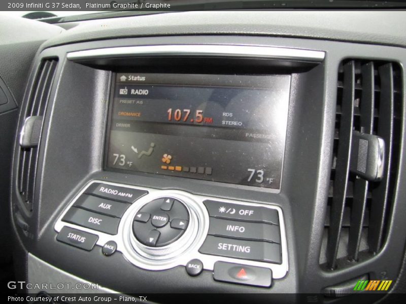 Platinum Graphite / Graphite 2009 Infiniti G 37 Sedan