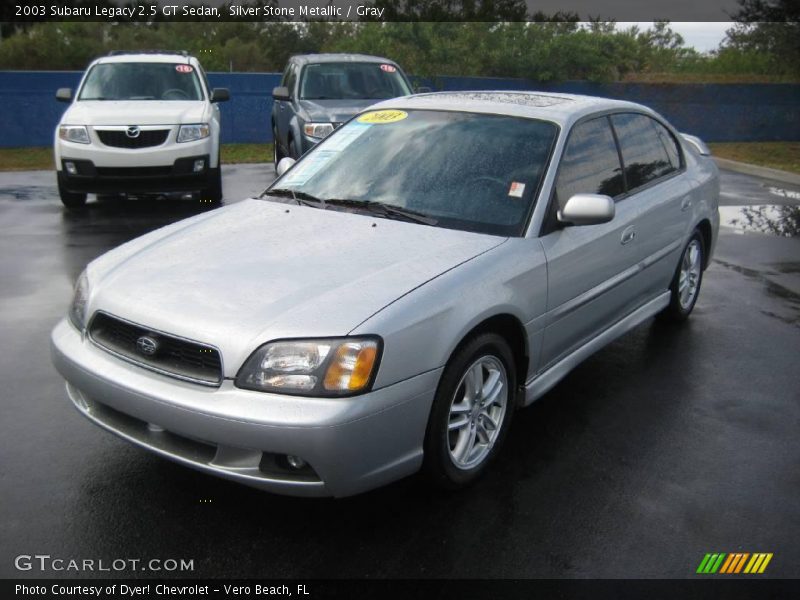 Silver Stone Metallic / Gray 2003 Subaru Legacy 2.5 GT Sedan