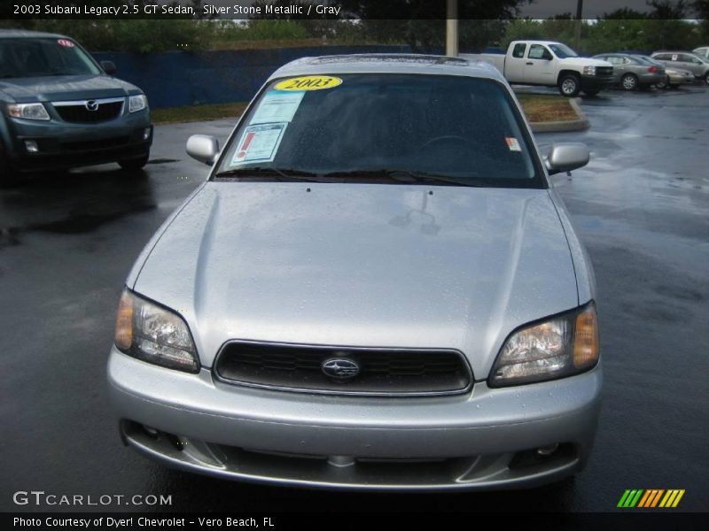 Silver Stone Metallic / Gray 2003 Subaru Legacy 2.5 GT Sedan