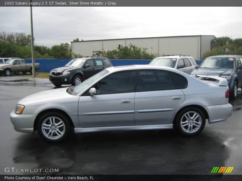 Silver Stone Metallic / Gray 2003 Subaru Legacy 2.5 GT Sedan